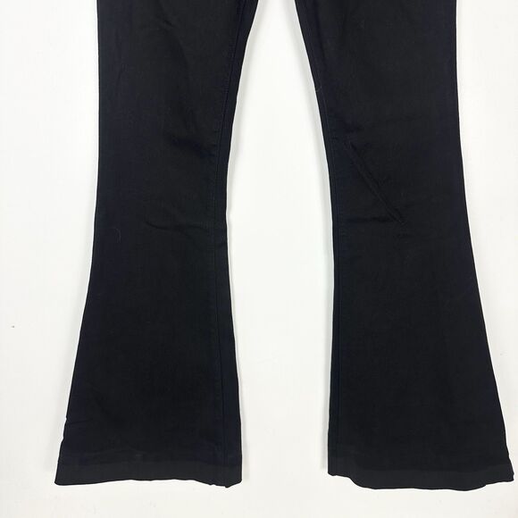FRAME Le Bell Flare Jeans in Vian Black Size 29 - Picture 10 of 15